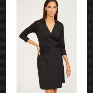 J MCLAUGHLIN Black Lila Wrap Dress